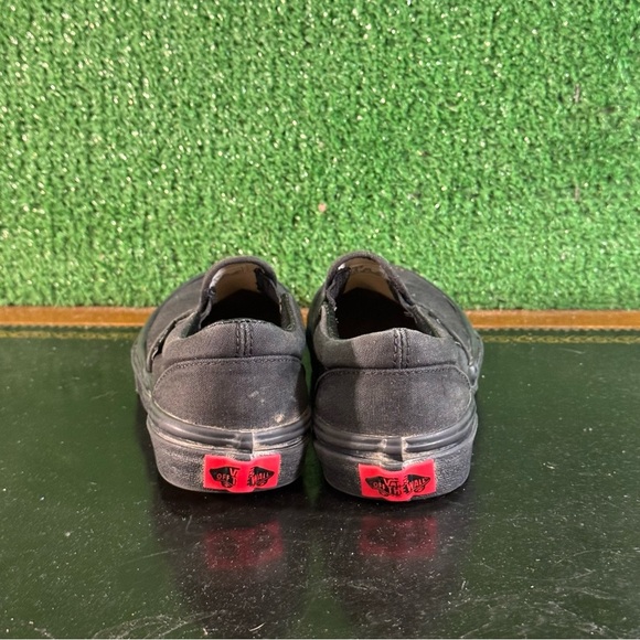 Vans Off The Wall Black Slip On Shoes Preschool Boys Size 2Y - Picture 4 of 6